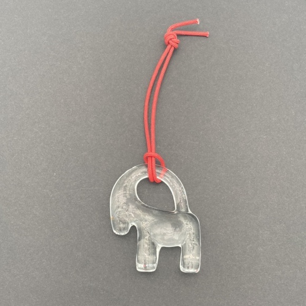 Vintage Boda Swedish Art Glass Yule Goat